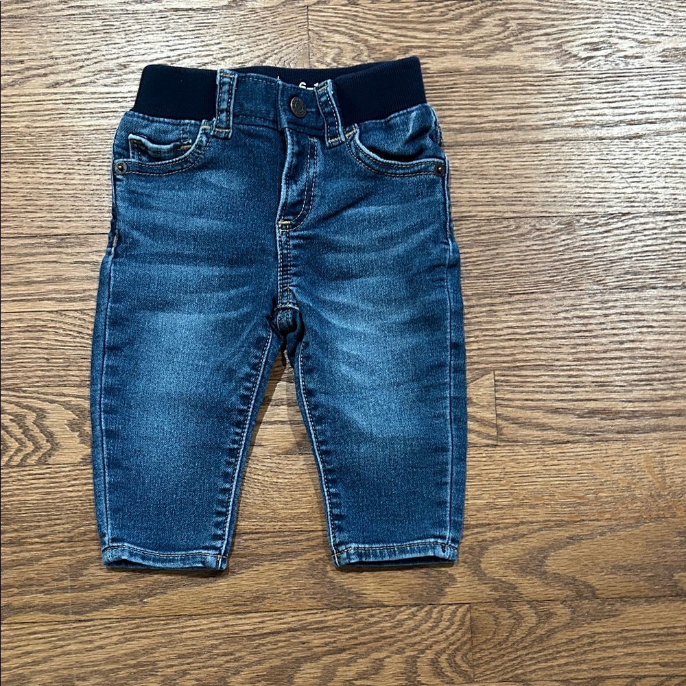 Baby GAP Dark Blue Stretch Denim Jogger Jeans